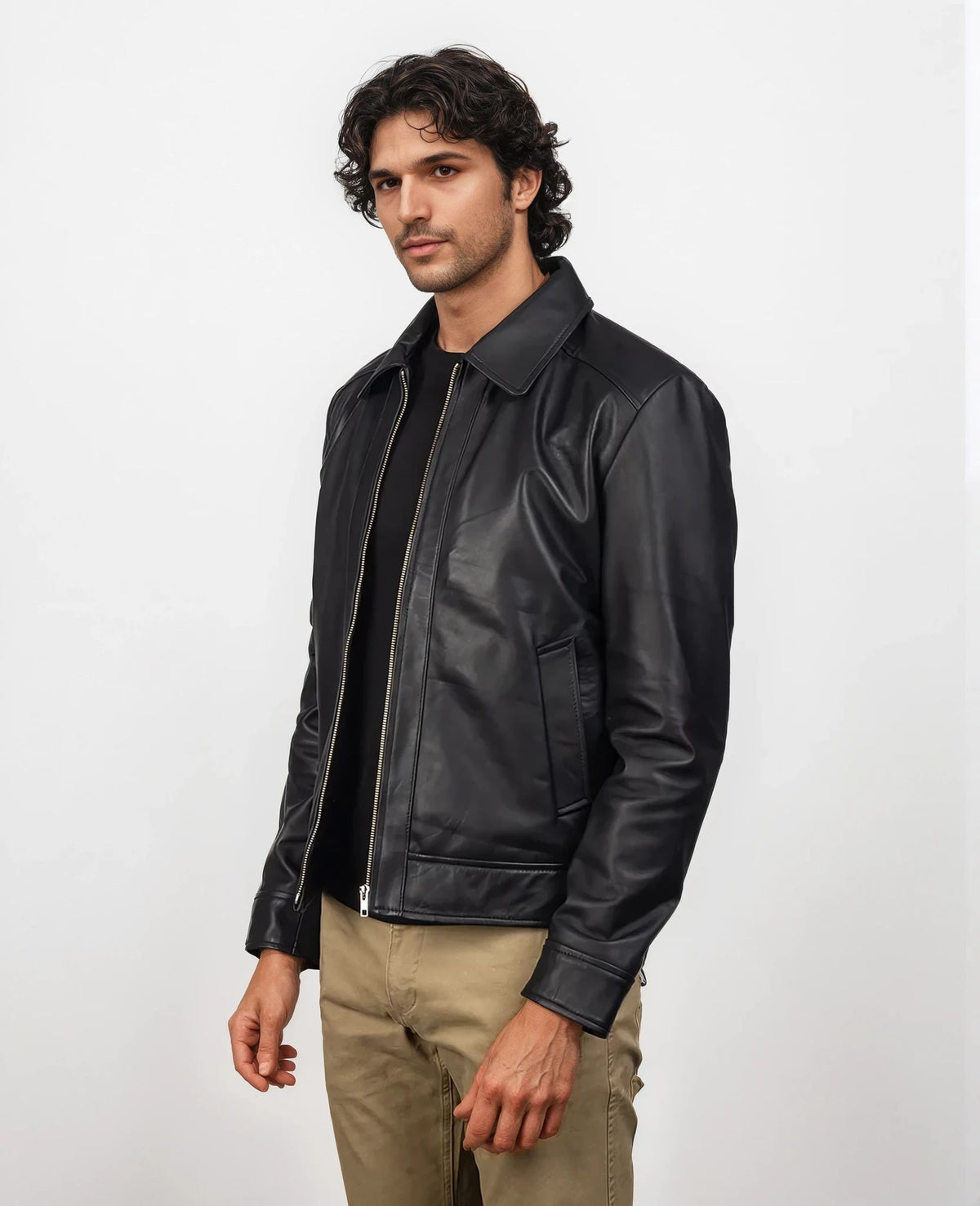 Sterling Black Leather Jacket
