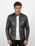Drexel Black leather Jacket
