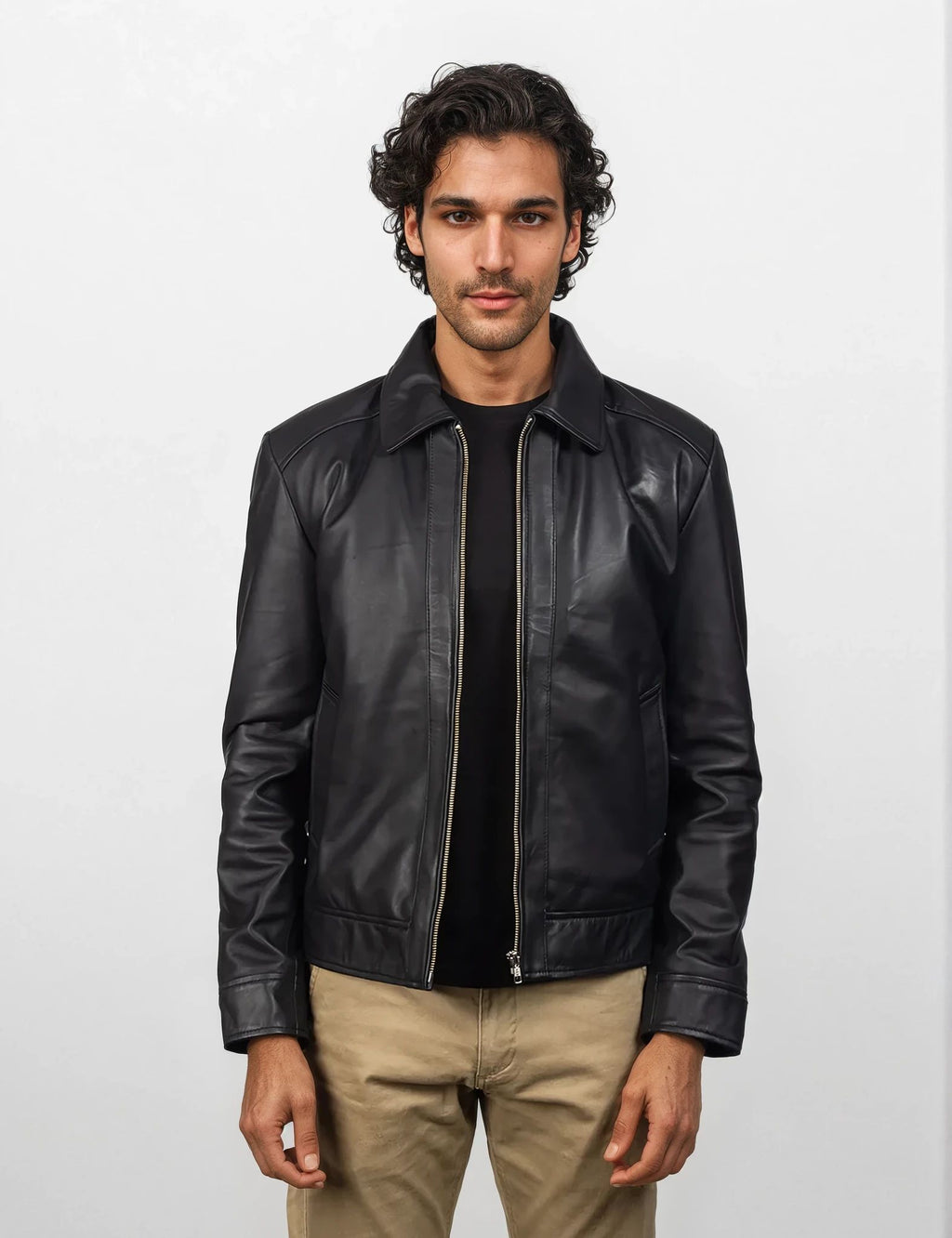 Sterling Black Leather Jacket