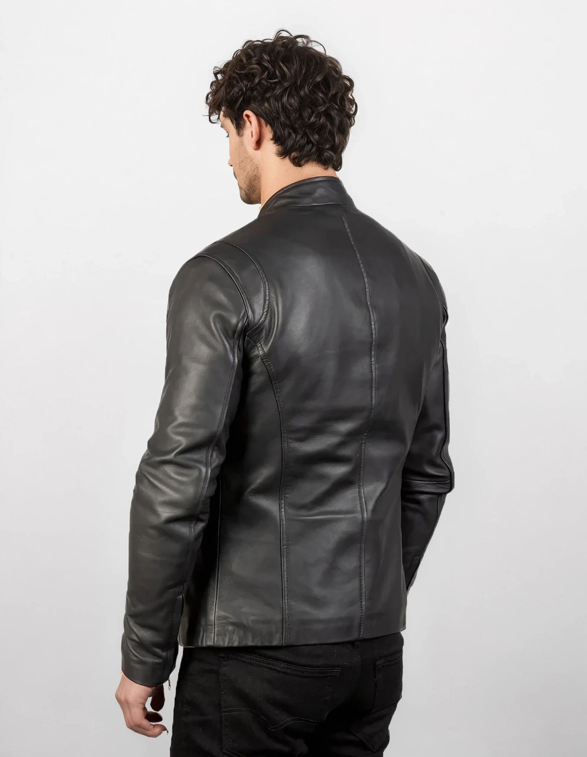 Drexel Black leather Jacket