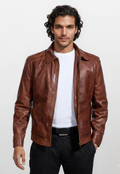 Sterling Brown Leather Jacket